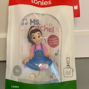 Tonies Official Ms. Rachel Pink and Blue Figure-Educational Kids Toy NIP Sealed